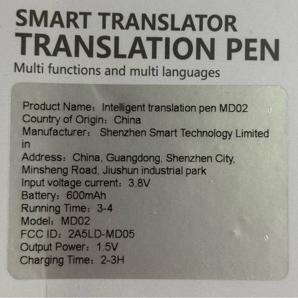 Smart Scan Translation Pen Text Reading Pen 112 Language Translator Devi… - Picture 4 of 5